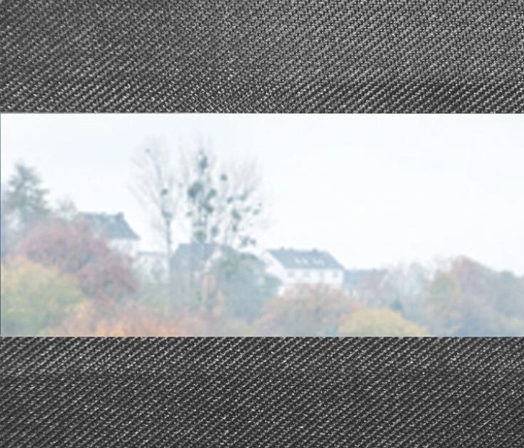 Tessuto combinato con finestra di visualizzazione